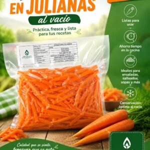 Zanahoria en Julianas al Vacío – 400 g